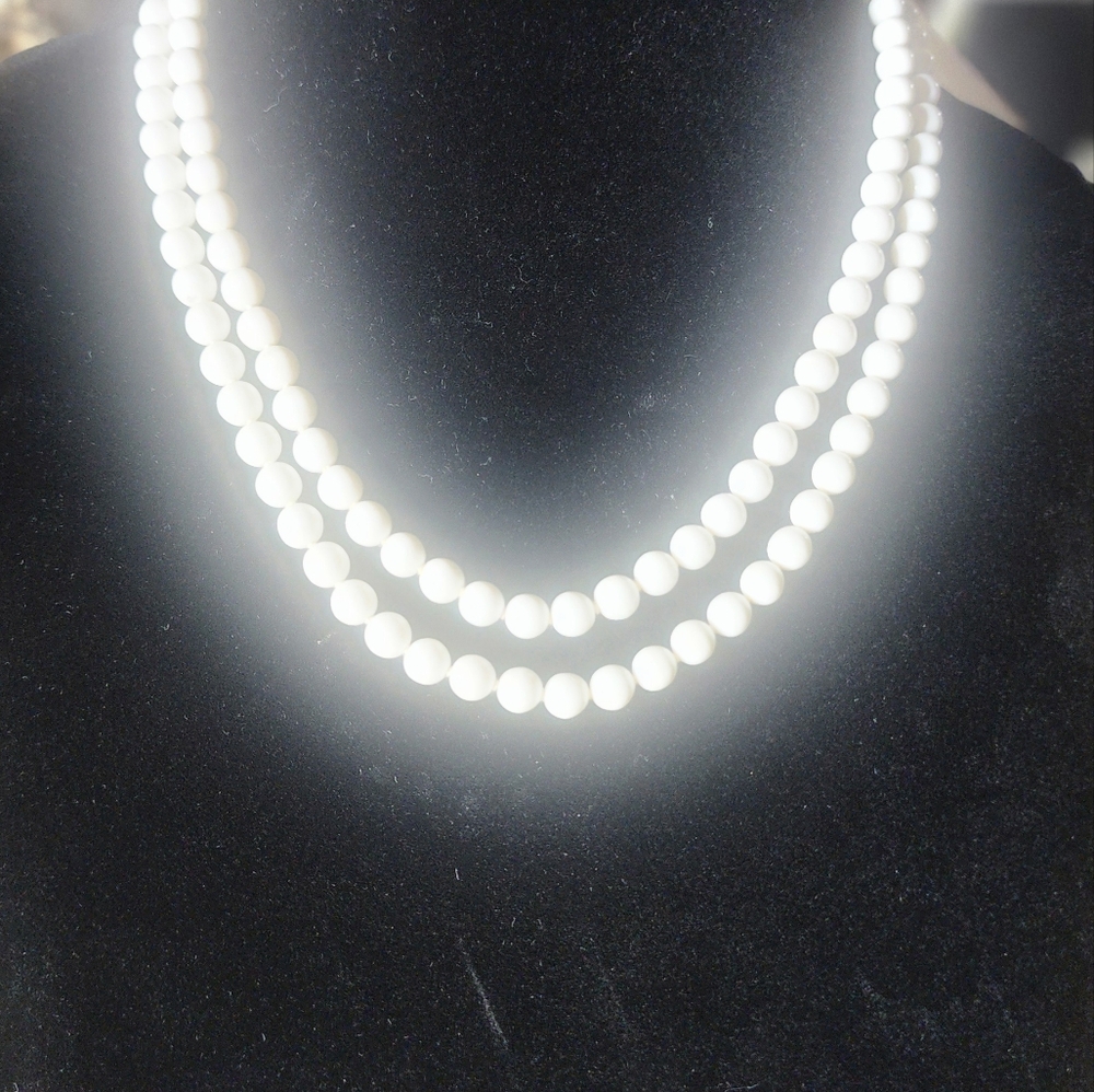 Pearl swag necklace